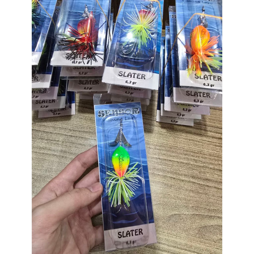 Umpan Mini Slater SENSOR SLATER Casting Gabus Toman