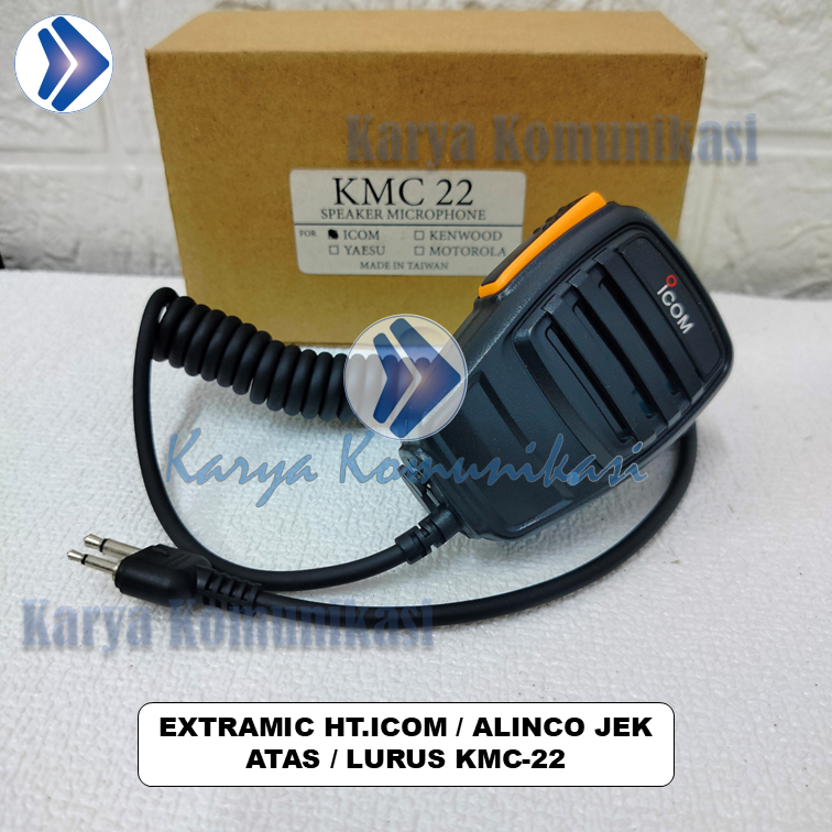 EXTRAMIC HT ALINCO DJ-195,196,596 ICOM V-86 Merk KMC 22