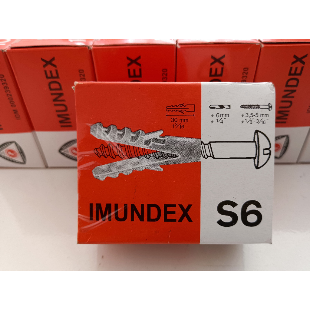 Fisher Fischer Viser IMUNDEX S6 S8 Sekrup Baut Tanam Lubang dinding