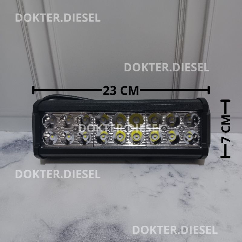 LAMPU SOROT/ LAMPU KERJA LED BAR 18LENSA