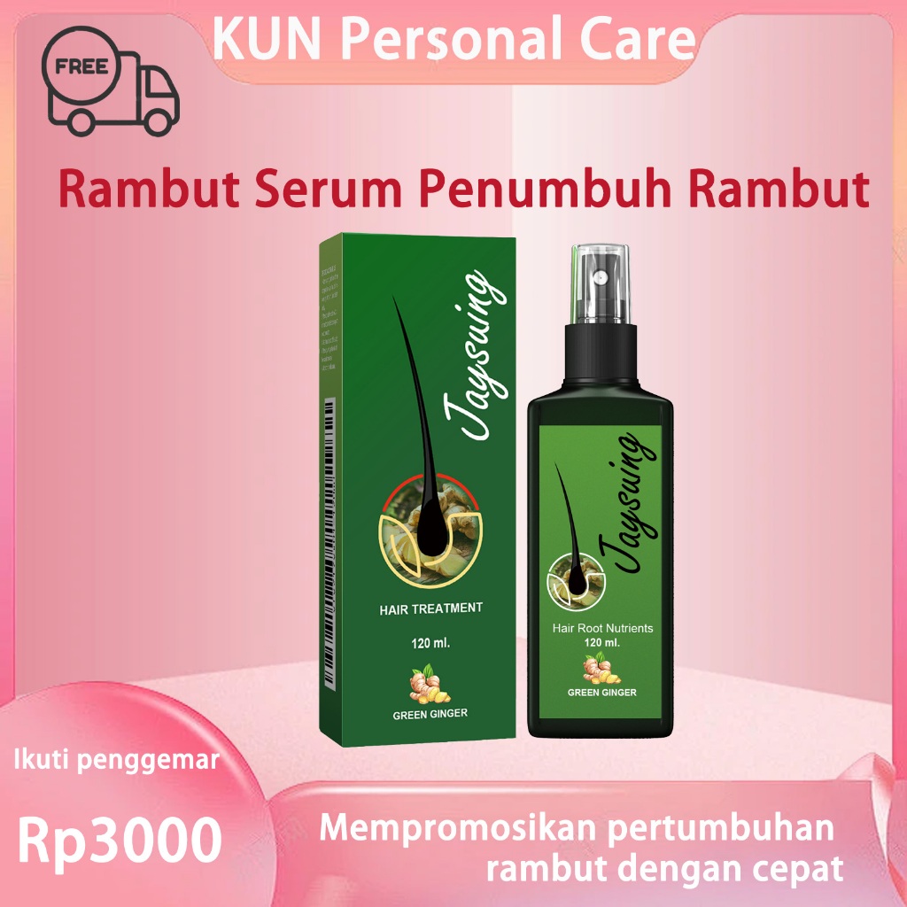 Jaysuing Rambut Serum Penumbuh Rambut 120ml Cepat Hair Growth Spray Penumbuh Rambut Penumbuh Rambut 