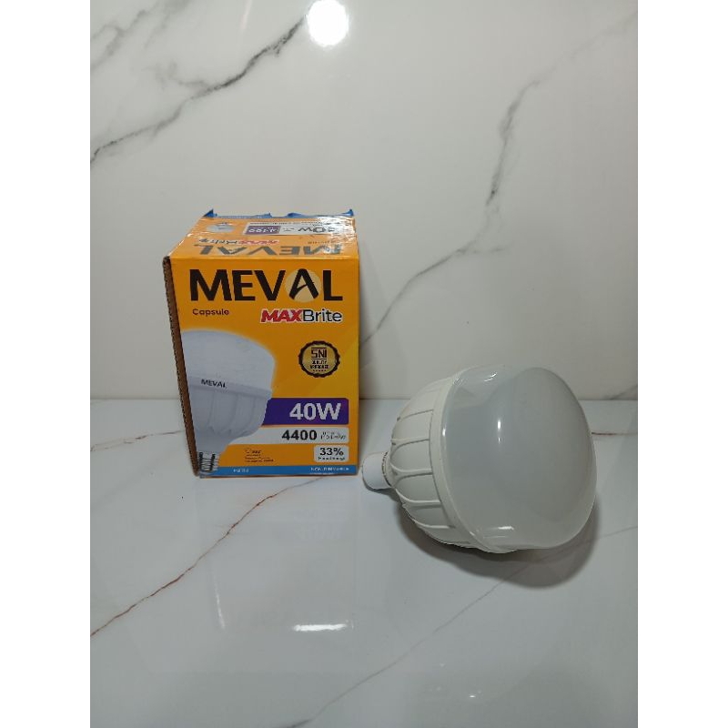 LAMPU LED MEVAL MAXBRITE MODEL KAPSUL 40 WATT