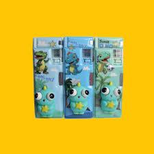 

FANCY - KOTAK PENSIL MAGNET + PERUNCING / TEMPAT PENSIL / PENCIL CASE XPM-565-3 DINOSAURUS GAMBAR TIMBUL