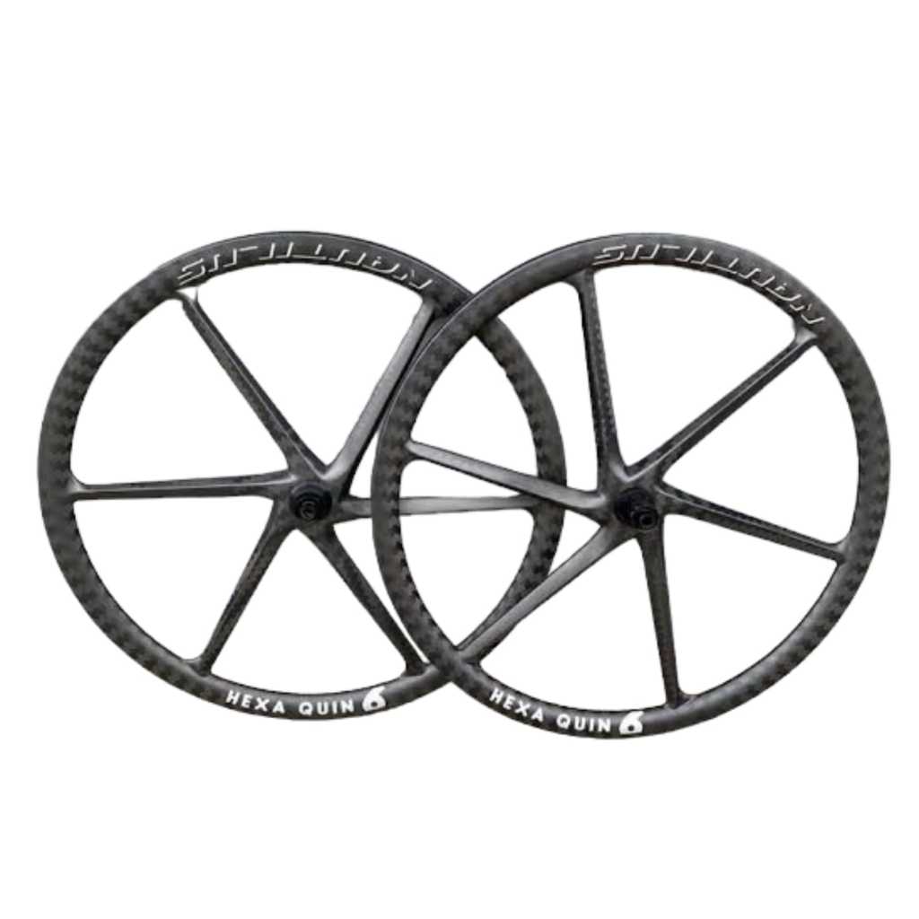 Nautilus Wheelset 6 Spoke Hexaquin Carbon Roadbike