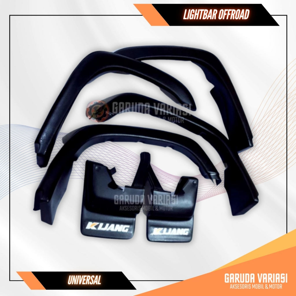 Slebor Fiber Depan Belakang Kijang Grand Fender Fiber Glas