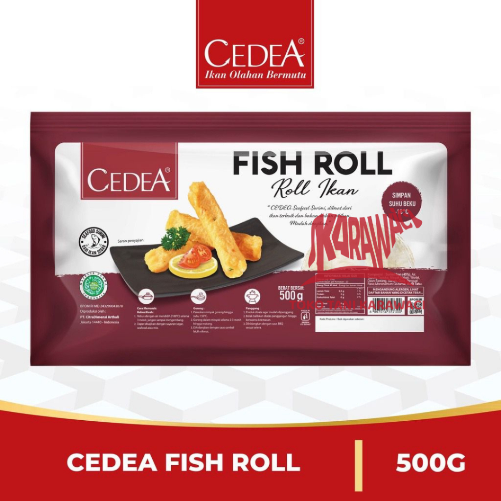 

CEDEA Fish Roll (Roll Ikan) 500g