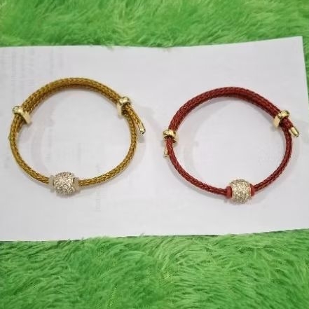 Gelang Tali Variasi Dior Titanium