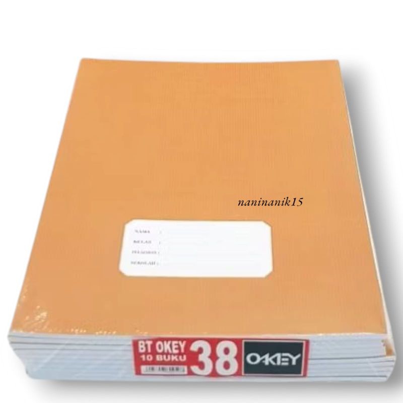 

1 PACK BUKU TULIS KIKY KRAFT OKEY KUARTO ( ISI 38 & 58 LEMBAR ) ( ISI 10 BUKU ) BUKU SAMPUL COKLAT