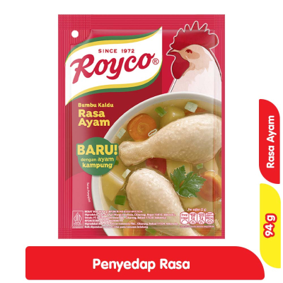 

Royco Bumbu Penyedap Rasa Kaldu Ayam 220 g / 94 G
