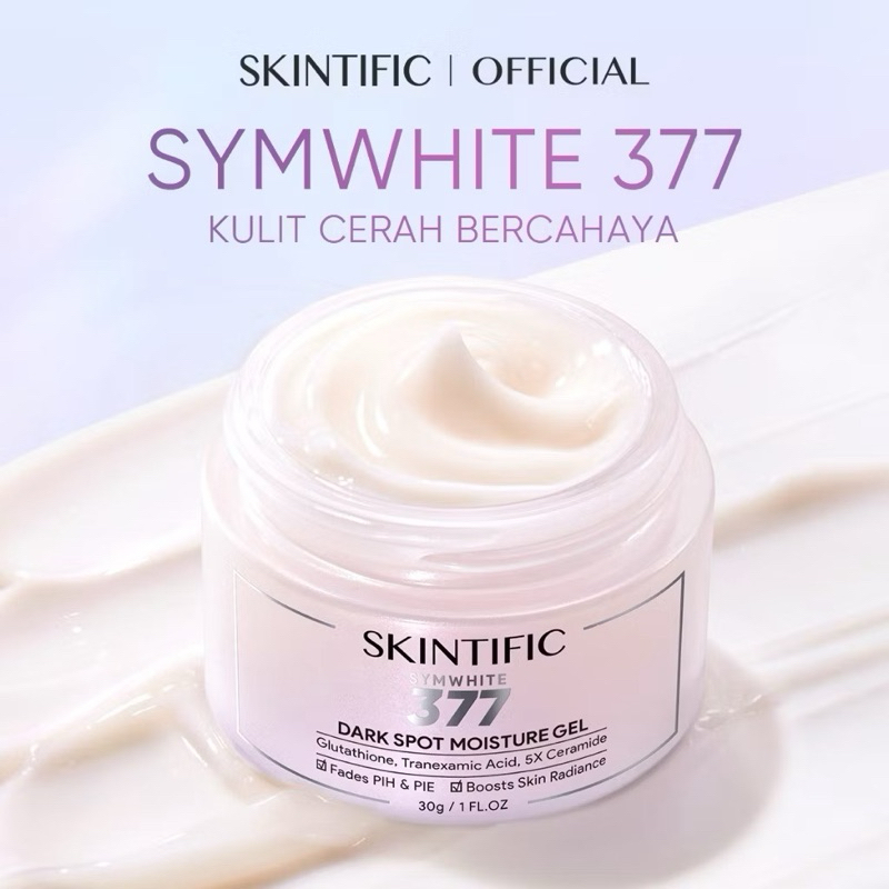 SKINTIFIC - Symwhite 377 Dark Spot Moisture Gel 30g / Cream Skintific Penghilang Flek Hitam