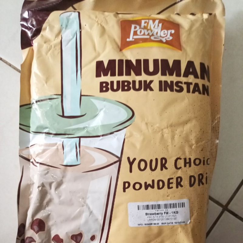 

minuman serbuk FM powder