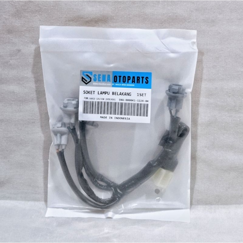 Soket Lampu Belakang Vario 125 150 Fi Old KZR K59 Ori Sena Otoparts