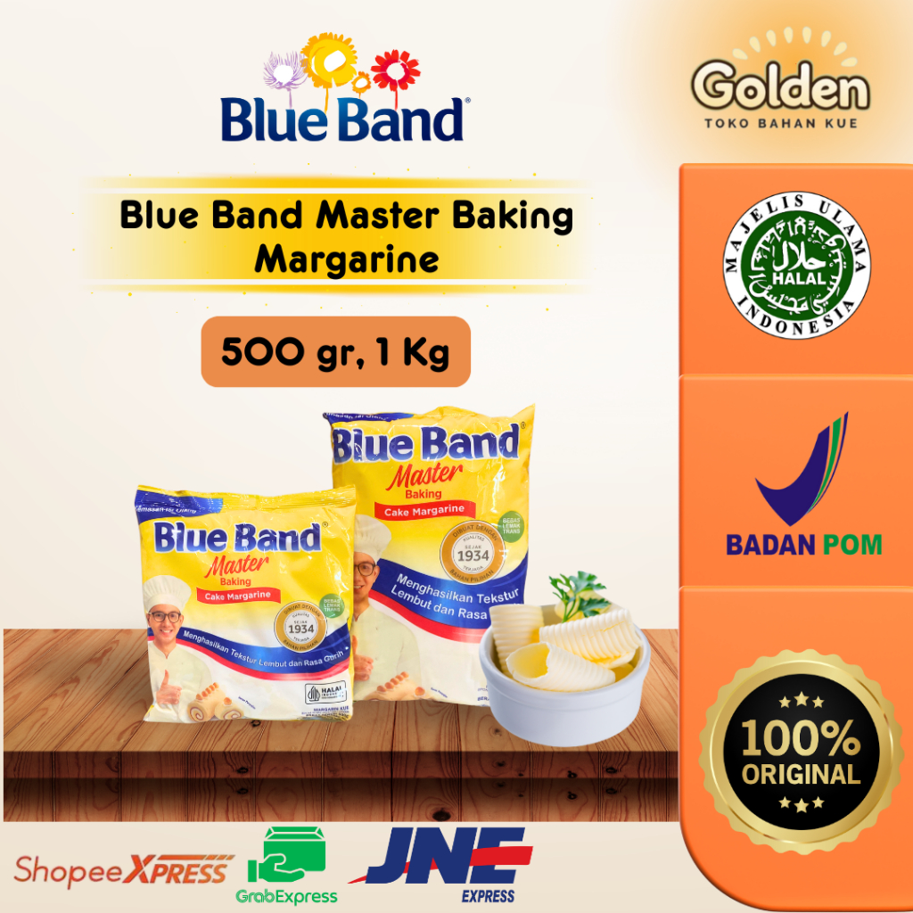 

Blue Band Master Baking Cake Margarine 500 gr, 1 Kg