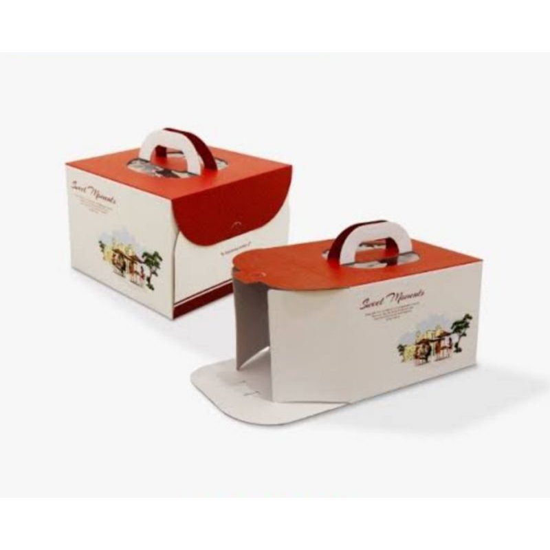 

Kotak Cake Cbx Handle Le Petit Cafe UK 22×22×13cm 1 Pcs
