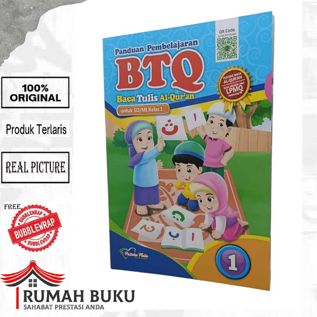 Buku Btq kelas 1-6 Pustaka Mulia