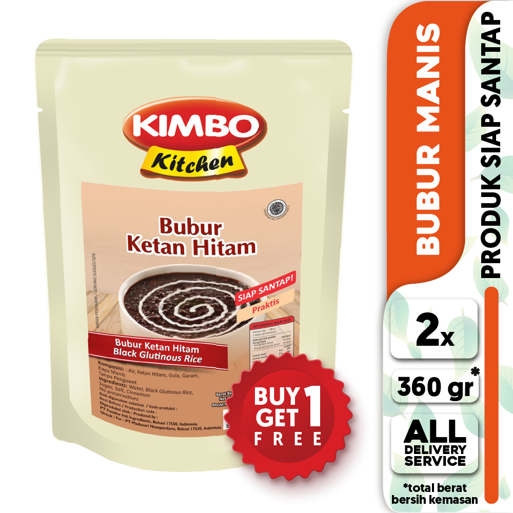 

KIMBO Kitchen Ketan Hitam [BUY 1 GET 1]