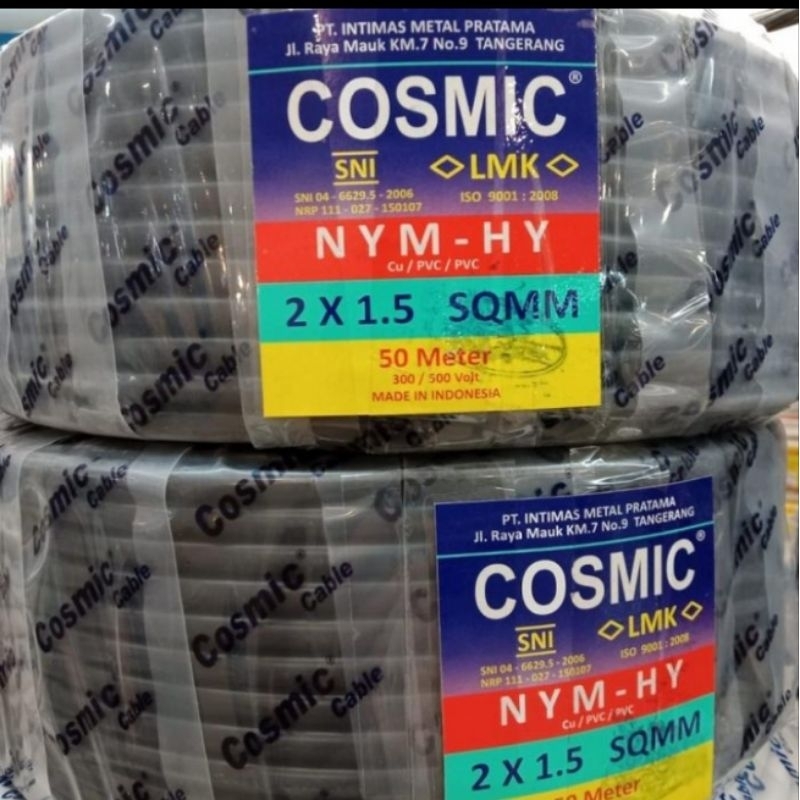 KABEL COSMIC NYMHY 2x1,5 50METER