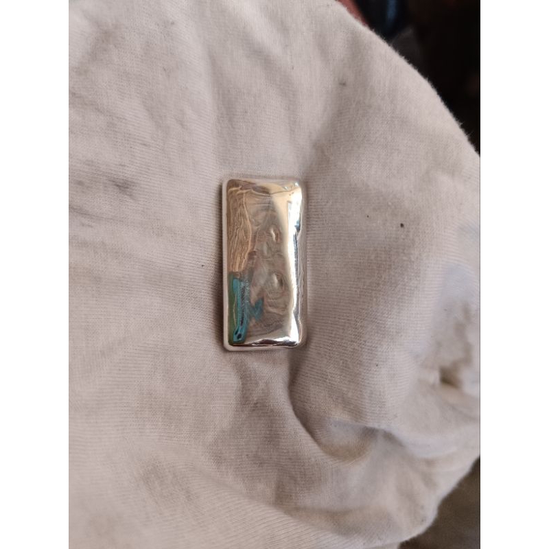 Perak murni batangan 50 gr pure silver 999 granule butiran ready stok