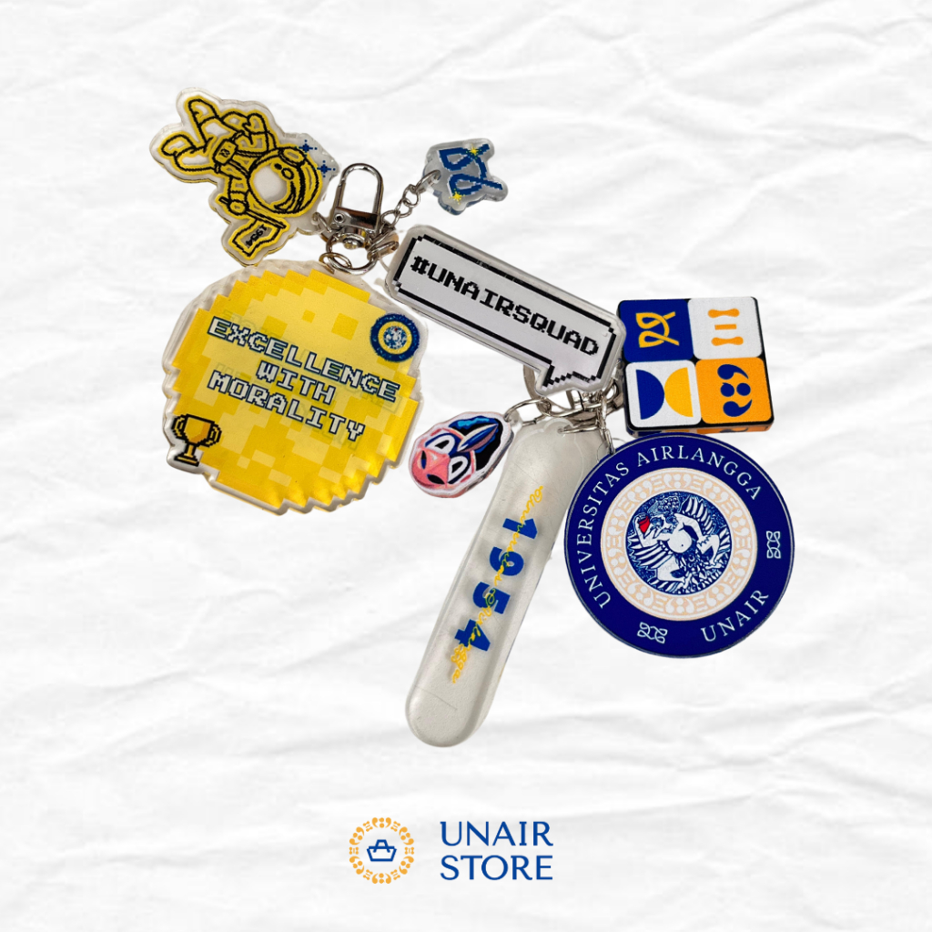 (BEST SELLER) Pop Up Keychain Universitas Airlangga | UNAIR Store