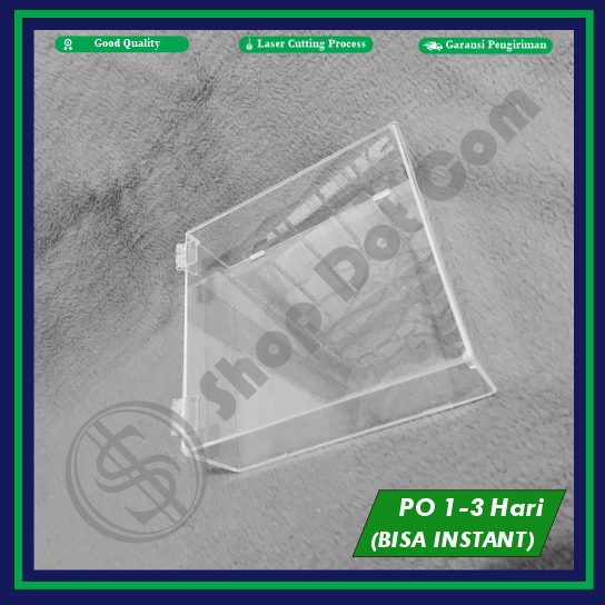 

Acrylic / Akrilik Box 3mm Engsel (41cm x 21cm x 19cm)