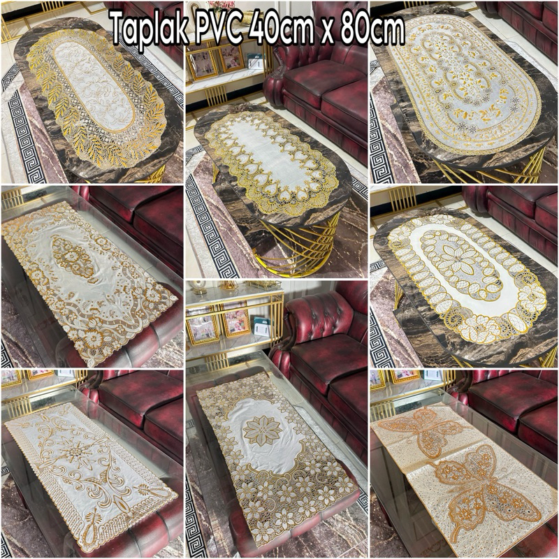 TAPLAK MEJA IMPORT / TAPLAK MEJA RUANG TAMU / TAPLAK MEJA PVC