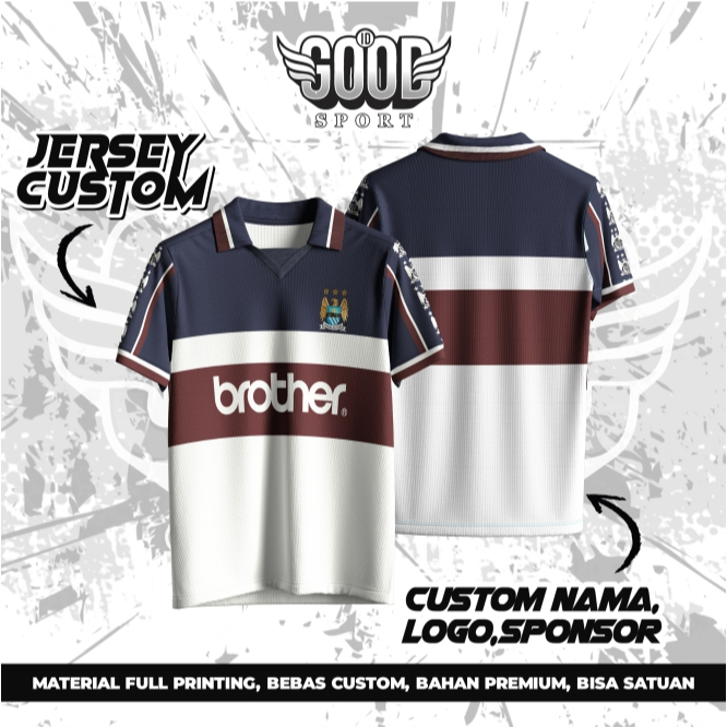 Jersey Man city Fantasy / Jersey Man city / Kaos Man city / Jersey Bola / Jersey Vintage