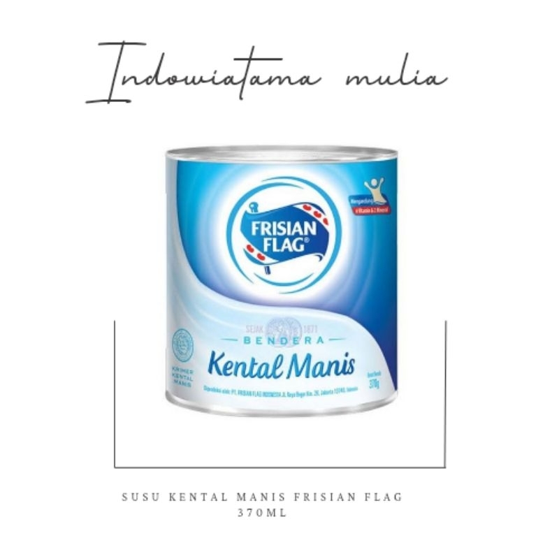 

Frisian Flag Susu Kental Manis Putih 370ml / 490ml