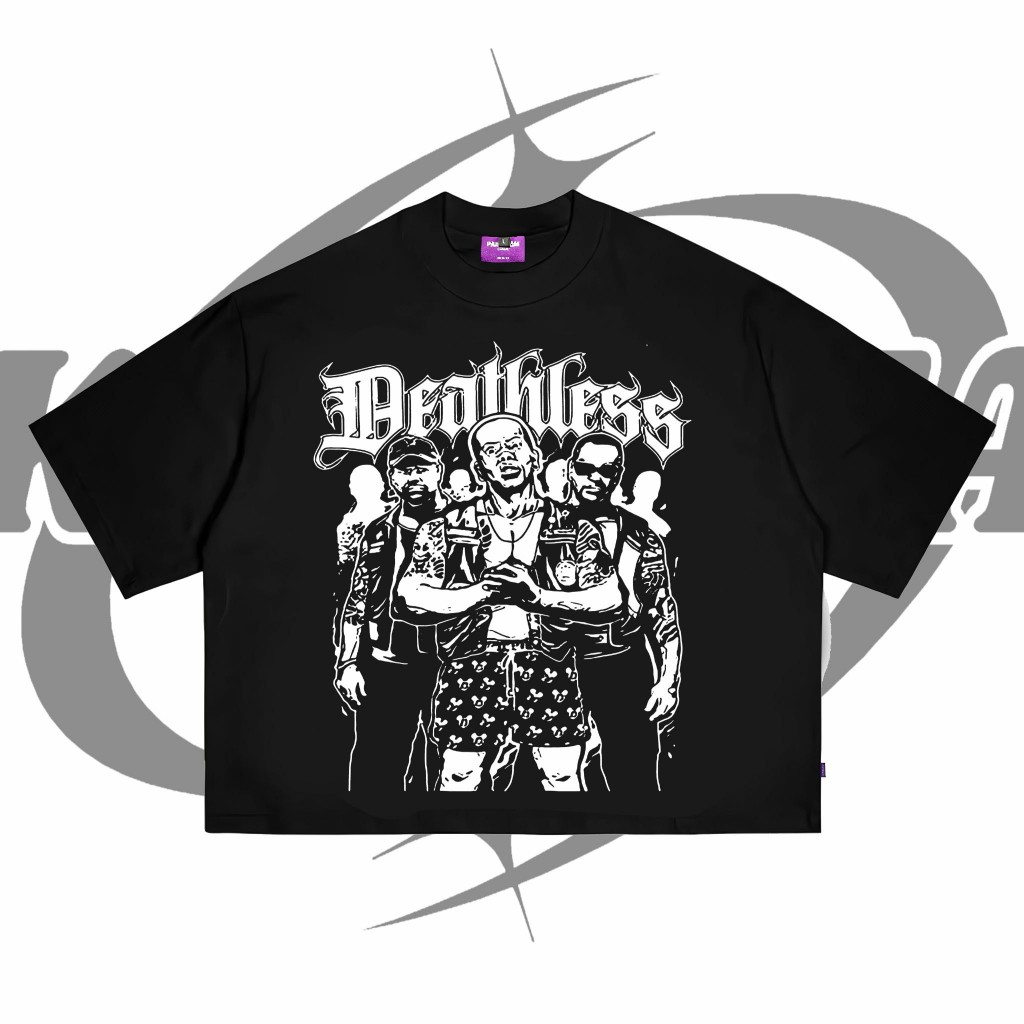 AUZY WWE retro Amerika kaos pria wanita atasan T-shirt skena baju oversize t shirt distro original 1