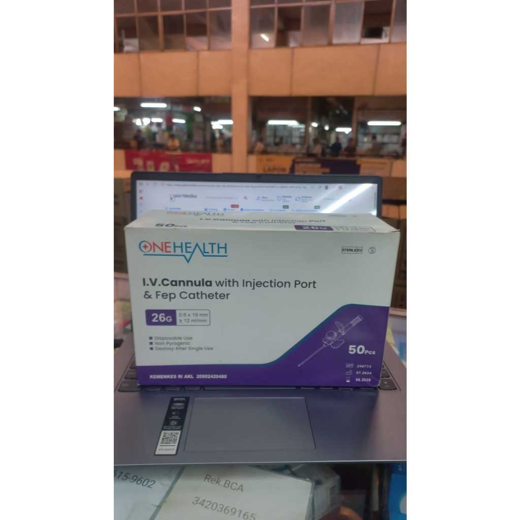 OneHealth IV Catheter with Wing 24G / 26G - Perbox