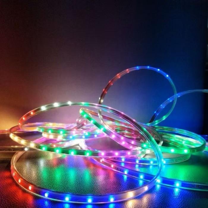 { OMG } Lampu LED STRIP SELANG 220V OUTDOOR RGB / Lampu HIAS LED STRIP SELANG 220v RGB / LAMPU LED S
