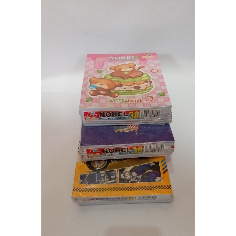 

BUKU TULIS NOBEL 38 LEMBAR 1 PACK ( isi 10 buku )