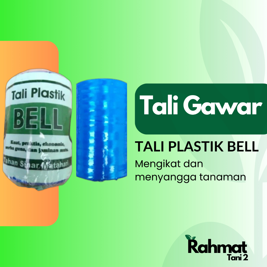 

Tali Gawar Bell Biru - Menyangga dan Mengikat Tanaman