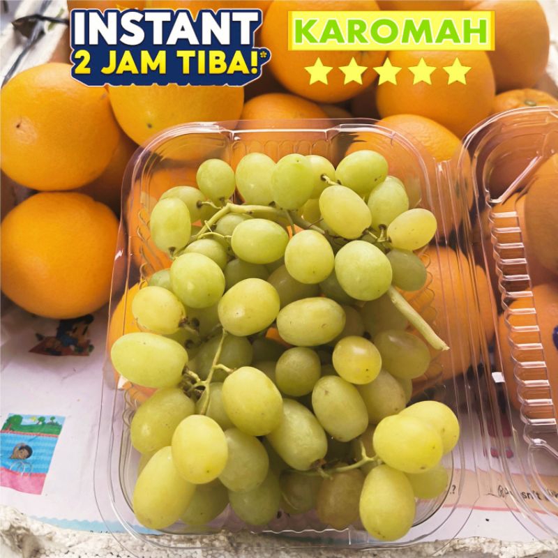 

ANGGUR HIJAU [AUS] SEEDLES 500 GR MANIS NO BIJI BUAH FRESH ANGGUR HIJAU AUSTRALIA