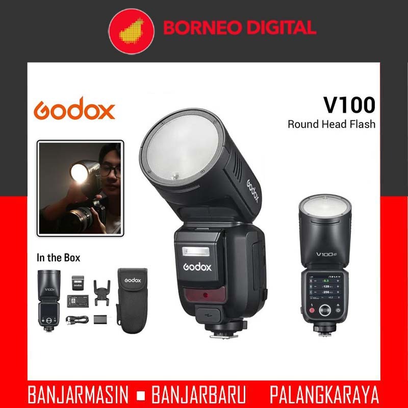 Godox V100 Round Head Flash V-100 Godox Flash