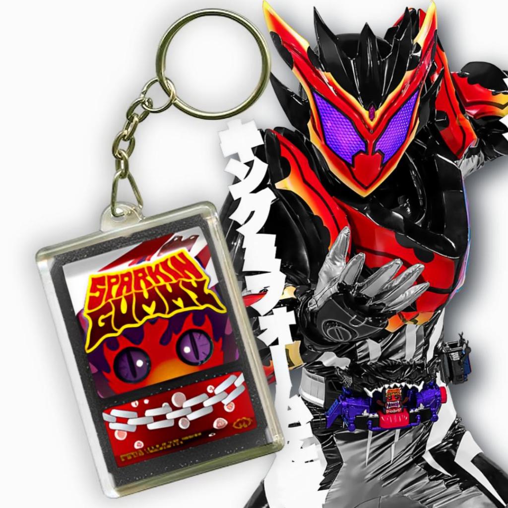 Dark Gochizo Kamen Rider bitter Gavv Keychain Series | Gantungan Kunci Kamen Rider Gavv Ganci Acryli