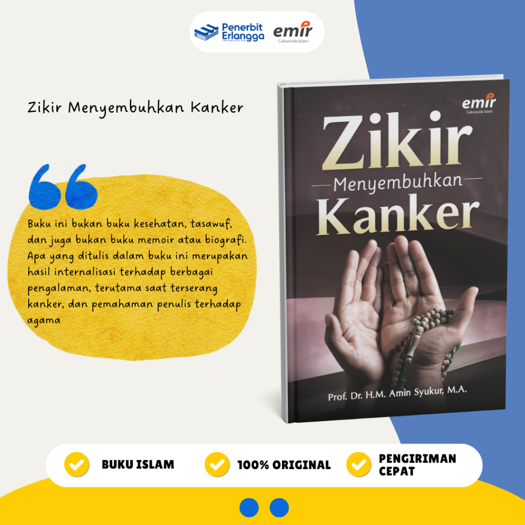 [Erlangga Official] Buku Referensi Islami: ZIkir Menyembuhkan Kanker