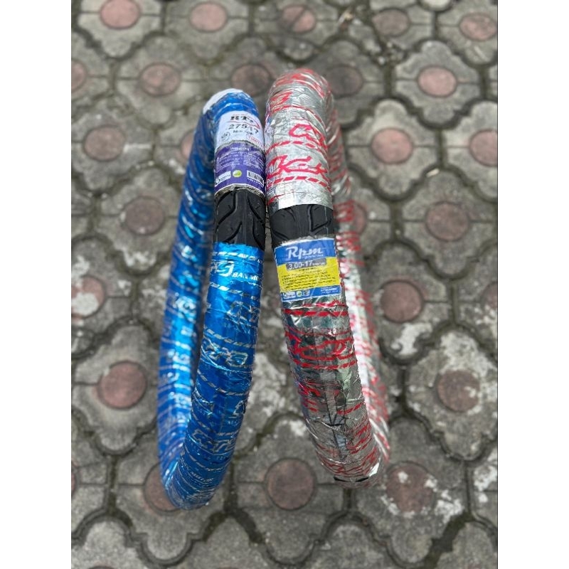 [ PAKET HEMAT ] Ban motor luar ukuran 275 & 300 ring 17 tubetype (RPM)