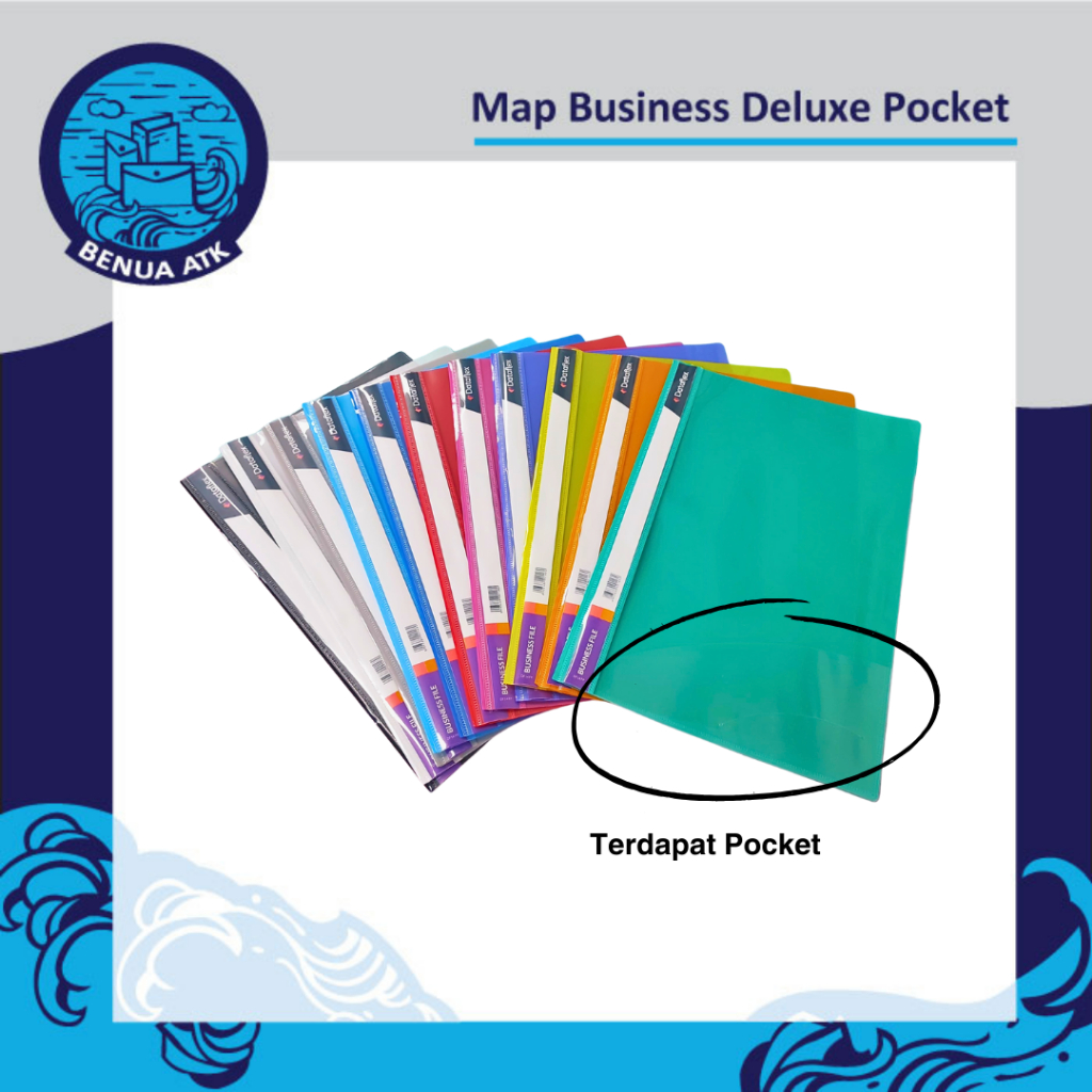 

Map Plastik Business File Deluxe Pocket Folio Dataflex [12 pcs] DF-612