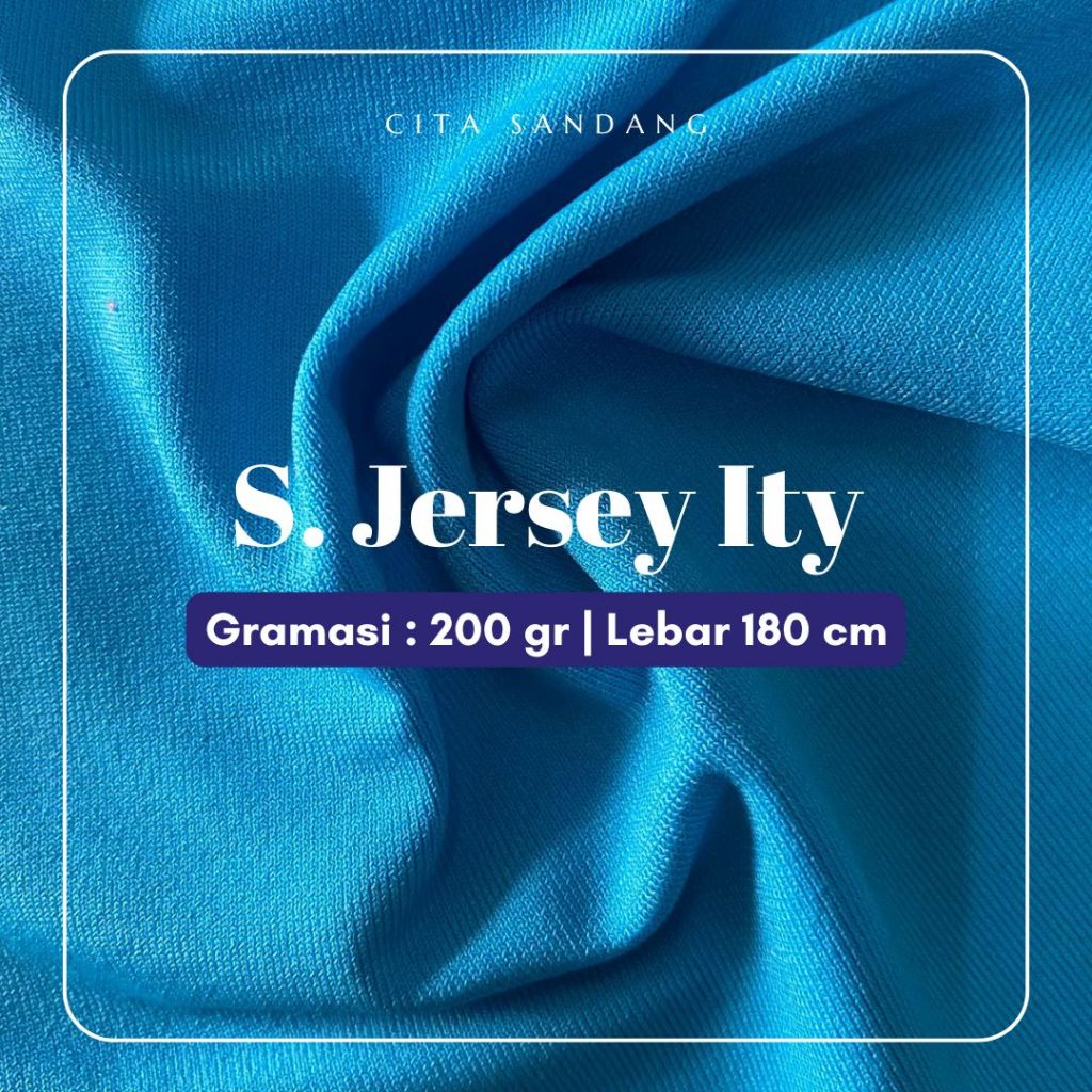 1 KG KAIN SPANDEX JERSEY ITY/JERSEY KOREA POLOS PREMIUM