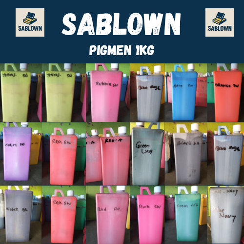 CAT TEMBOK BIANG WARNA PIGMEN WARNA 1KG WARNA STABILO