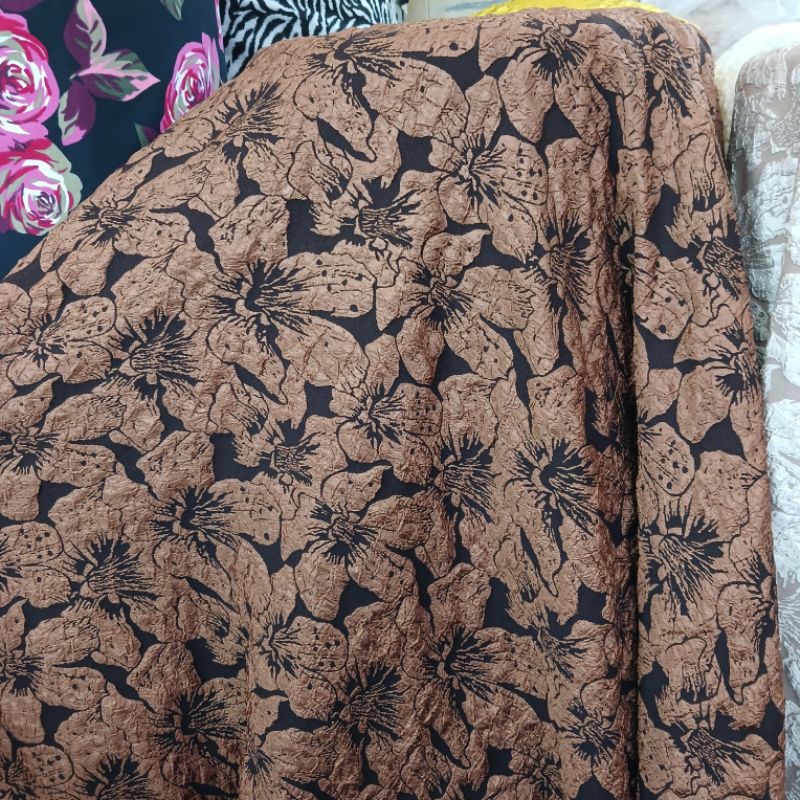 Kain Jaguar Embos/Jaguar Motif Timbul/Jaguar Embos Premium