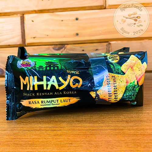 

Mihayo Snack Renyah Ala Korea Rasa Rumput Laut 1 Pack Isi 10 Pcs X 16Gr / Keripik Snack Ala Korea / Cemilan Rasa Rumput Laut / Harga Grosir Murah / Makanan Rencengan Murah / Snack Renyah Lezat