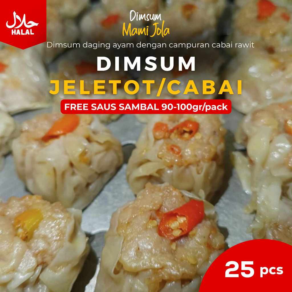 @Palmerah Dimsum Jeletot Isi 25 pcs (Frozen) FREE SAOS SAMBAL
