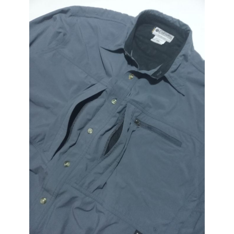 Kemeja Columbia tangan panjang