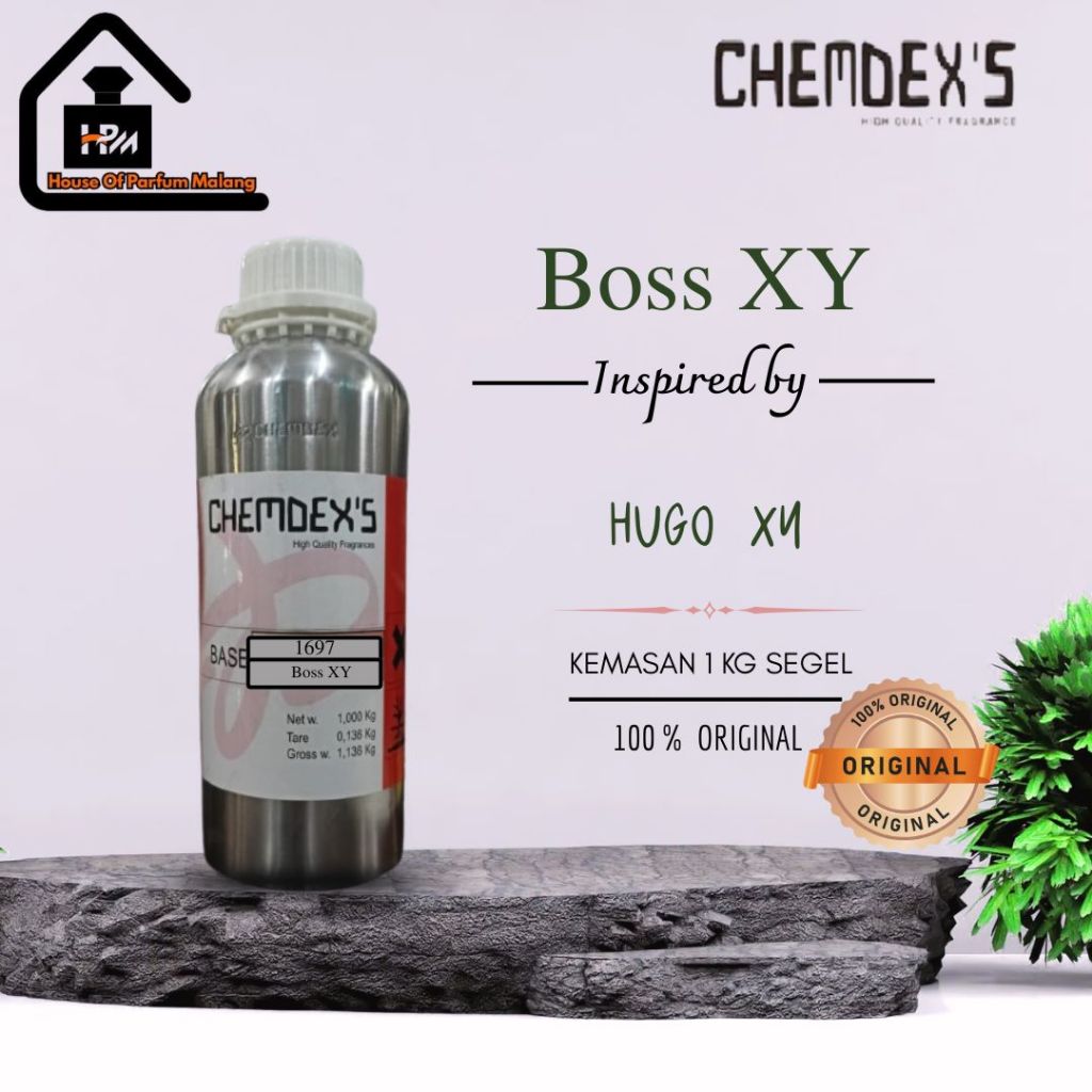 Bibit Parfum Murni Boss  XY by CHEMDEXS inspired by Hugo XY | KEMASAN 1KG SEGEL | BEST SELLER | UNIS