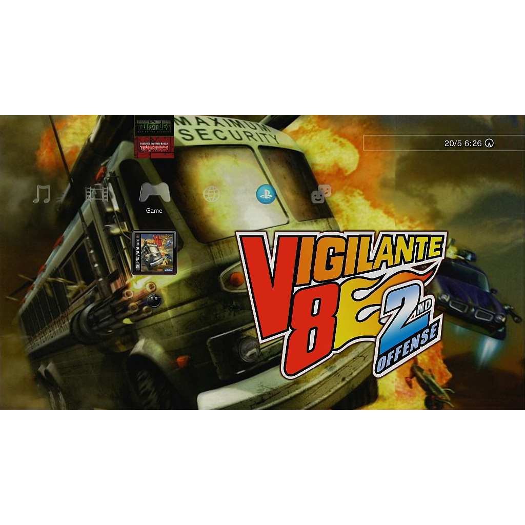 Kaset DVD Game PS1 to PS3 PKG CFW OFW HEN  Vigilante 8 2nd Offense