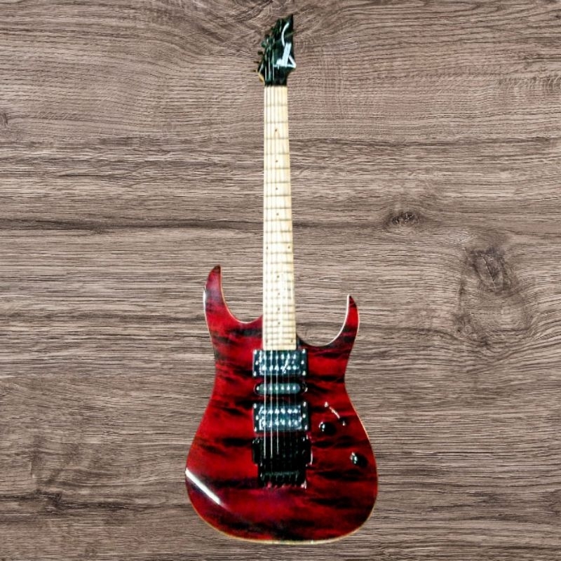 gitar elektrik ibanez rg premium red