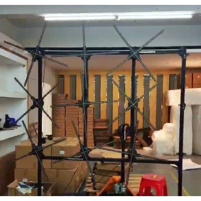 Kipas Hologram Animasi 3D Advertising Splicing Hologram Fan