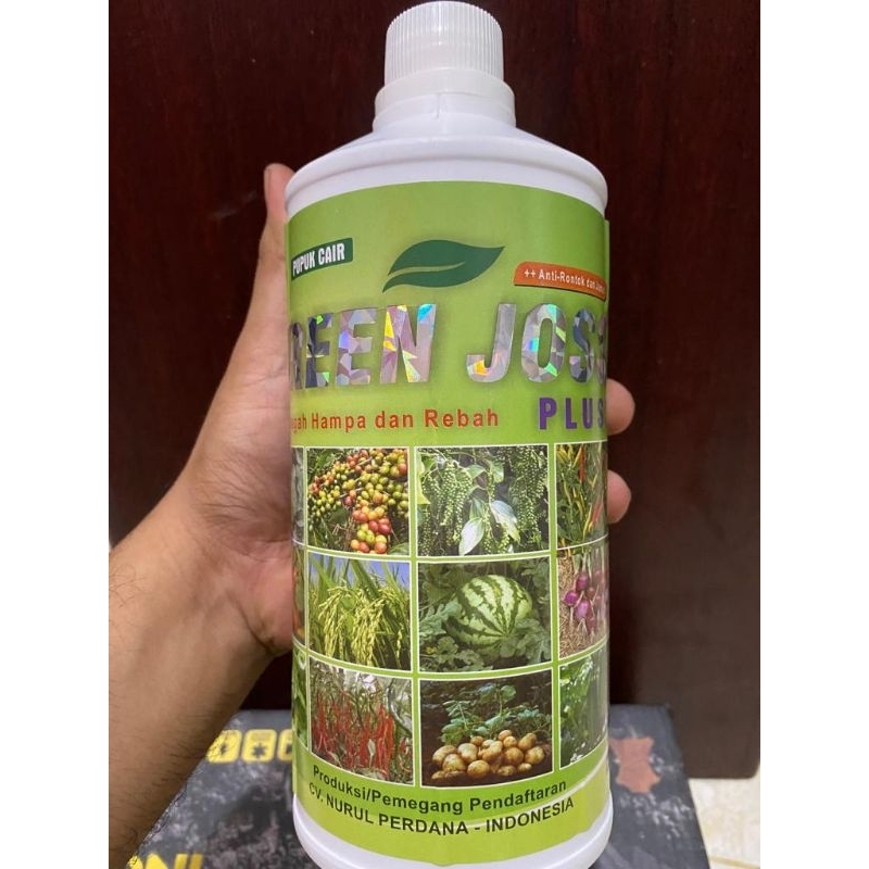 Green Joss Plus – Pupuk NPK Cair 1 Liter | Subur Cepat Panen | Anti Rontok & Pengusir Tikus