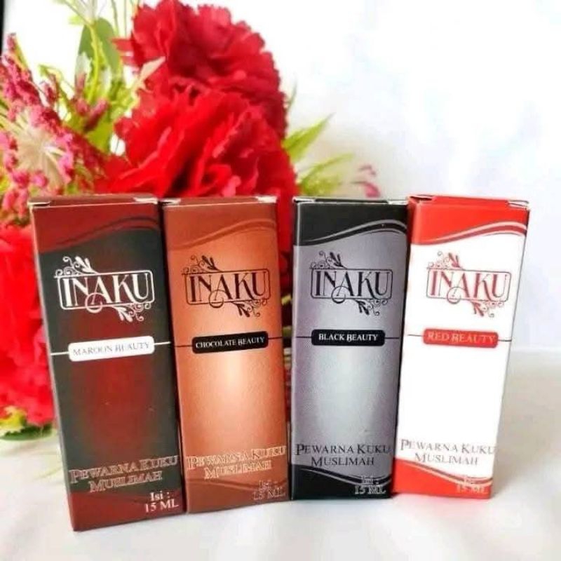 INAKU HENNA KUKU 15ml / INAKU INAI KUKU HALAL SAH UNTUK SHOLAT
